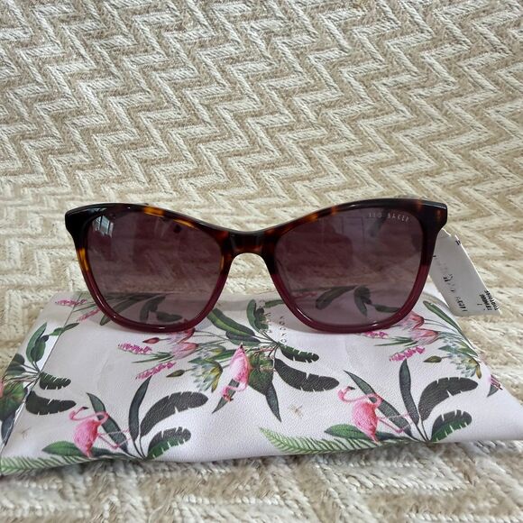 Ted Baker London Cat Eye Sunglasses 55mm Tortoise Blush NWT main image 8